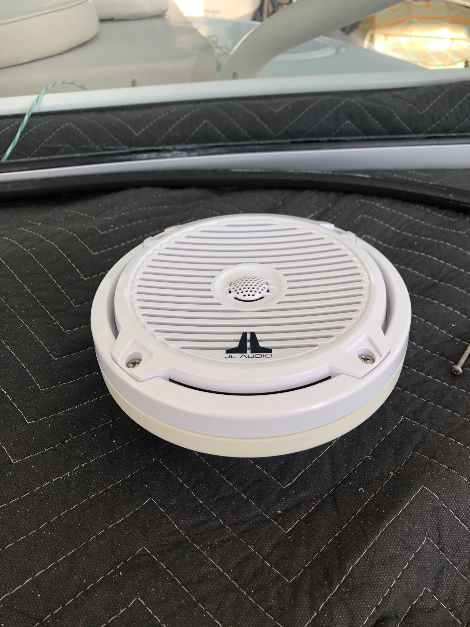 JL Audio Speaker MX Series 650 Spacer Mounting Rings White Starboard 1/