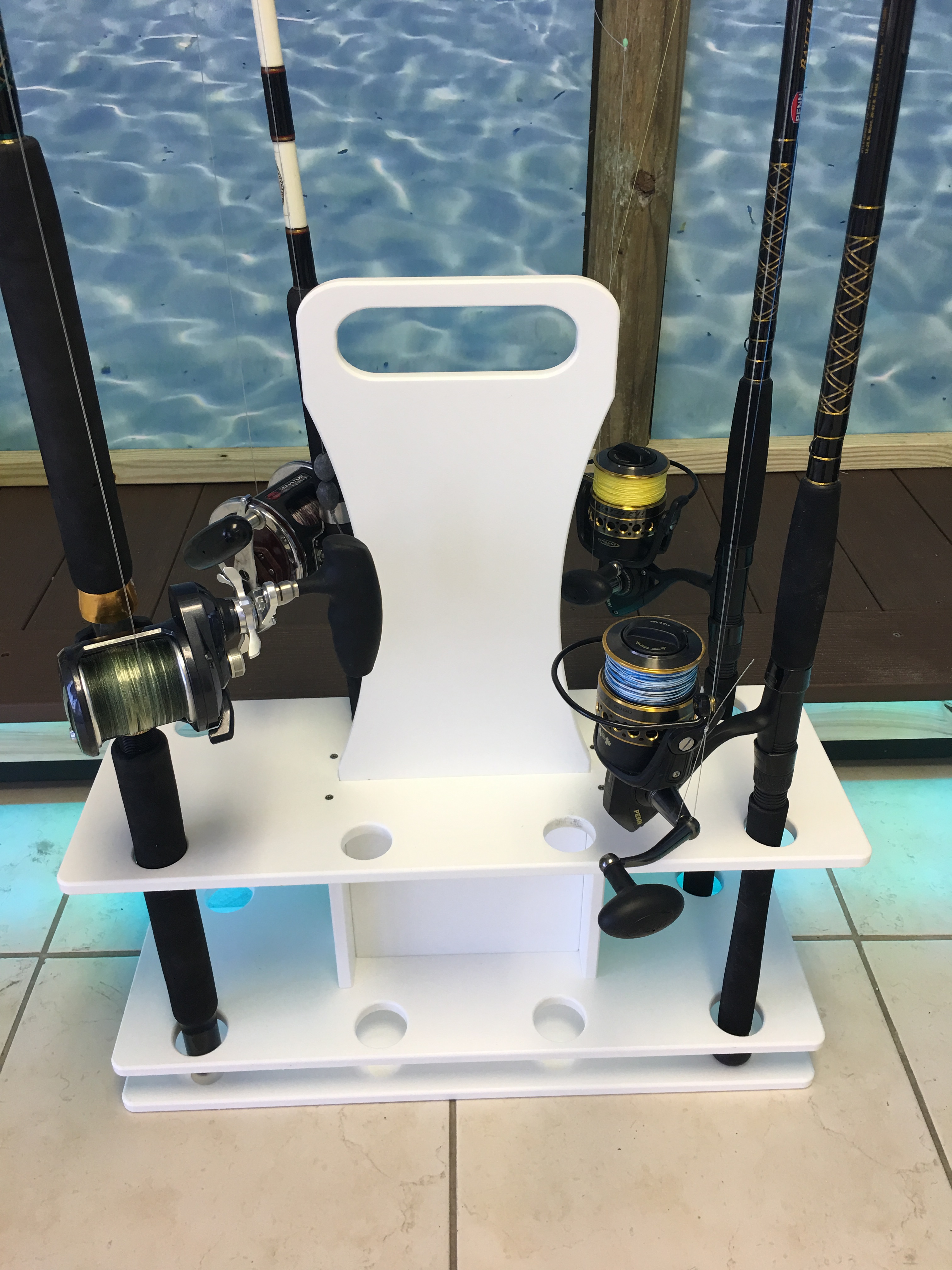 Fishing Rod Carrier and Cleaning Station - Trimmed Out Inc