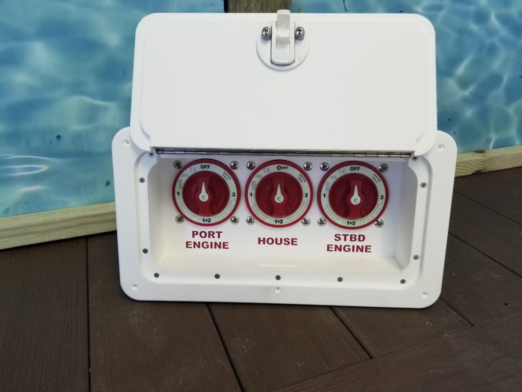 Battery Switch Box Triple Trimmed Out Inc