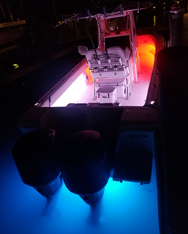 Shadow Caster Marine Lighting Boat Lighting LED lights, SCM flex strips, courtesy lights, down lights, SCR