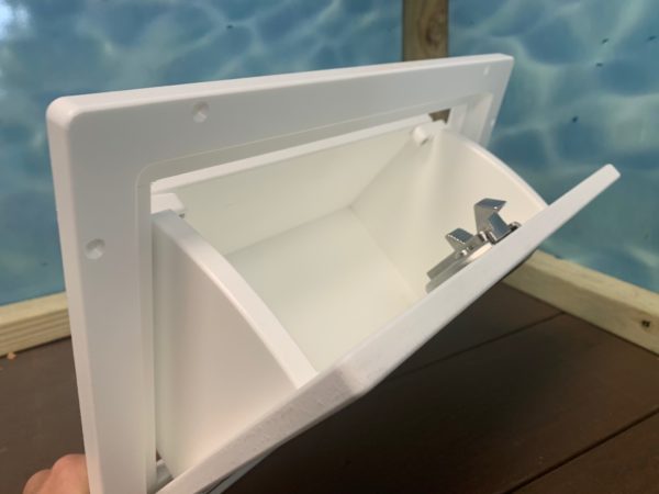 tilt out glove box storage box for boat