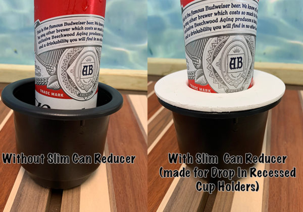 Drop In Reducer, Slim Can Holder, Boat Whiteclaw Holder