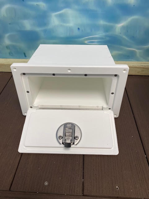 Trimmed Out Boat Glove Box – Stainless Steel – 6" X 10.5" X 8" Deep