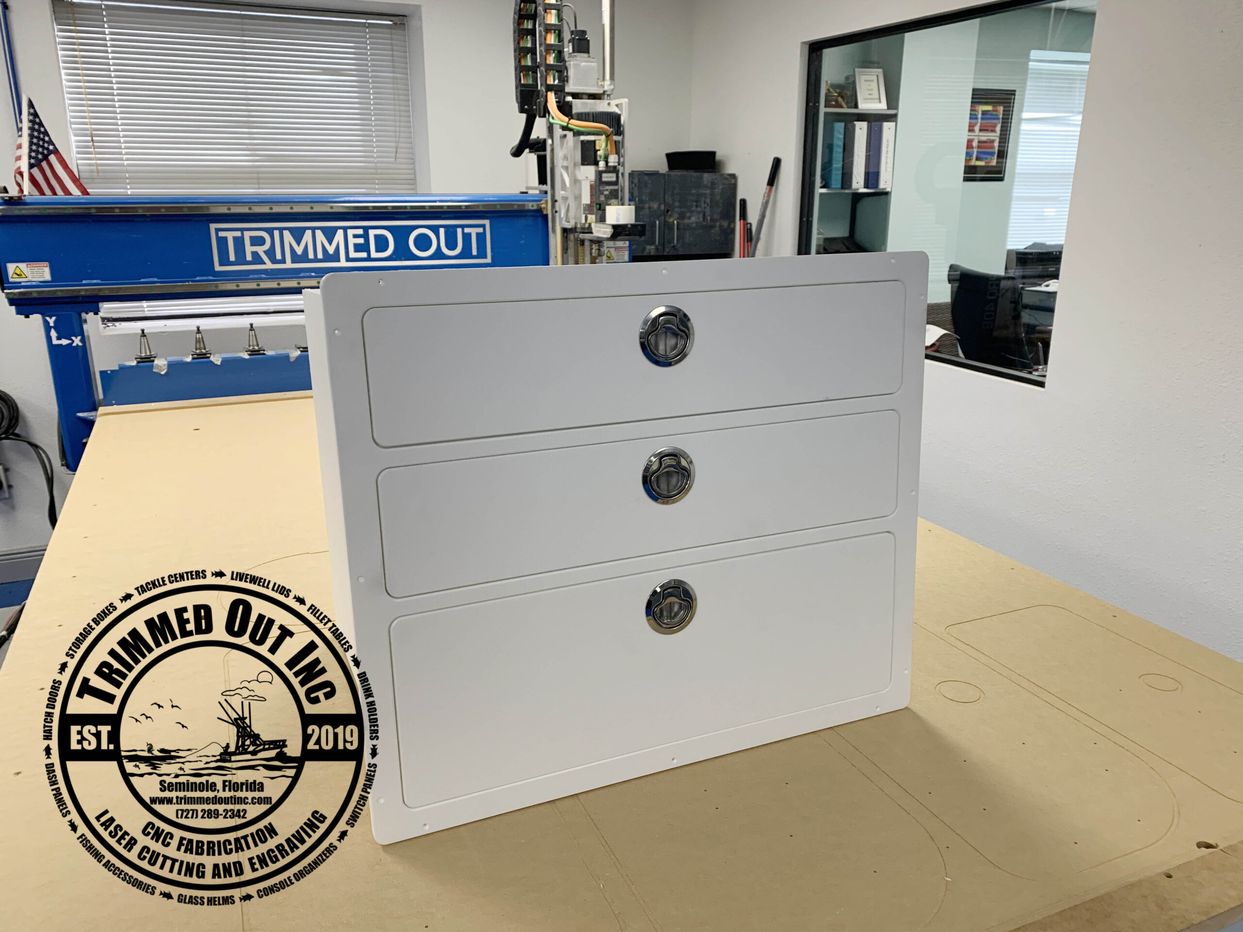 Tackle Center with 3 Drawers
