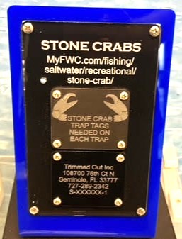 Stone Crab Trap ID Tags - Trimmed Out Inc